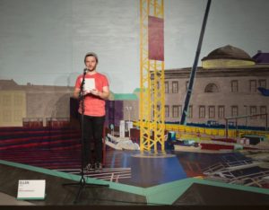 Today's cake is a log. Photo: Kirsten Dehlholm